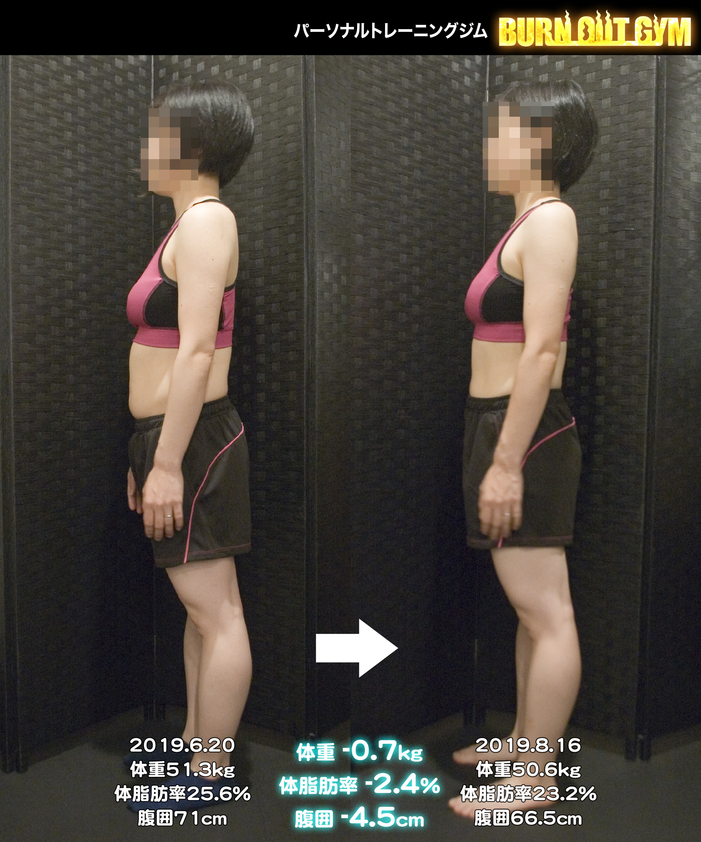 30代女性 身長150cm代の方のダイエット事例